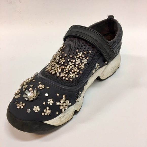 dior embellished sneakers